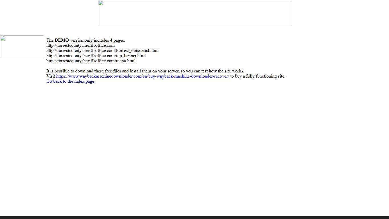 Welcome to the Forrest County Sheriff's Office Website